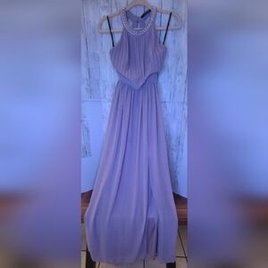 TFNC London Embellished Chiffon Maxi Dress – Size 6